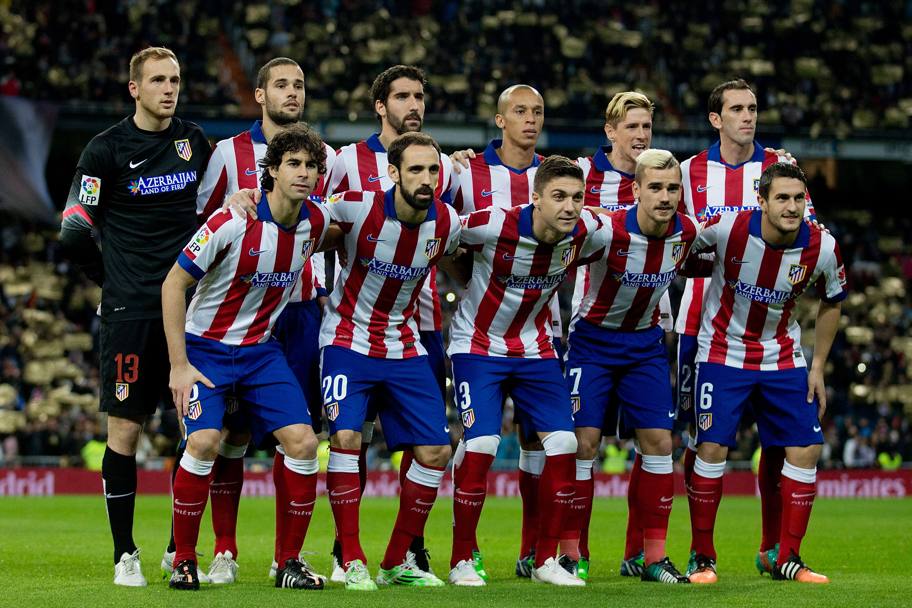 La squadra dell’Atletico Madrid (Getty Images)
